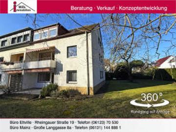 Premiumlage in der Mainzer Oberstadt mit Blick ins Grüne, Großzügiges 1 3 Familienhaus mit Terrasse, sonnigem Garten und weiter bebaubarem Grundstück
