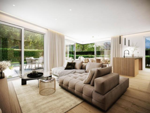 PREMIUMLAGE Leopoldskron: Stilvolle 4 Zi Gartenwohnung mit optionalem Pool