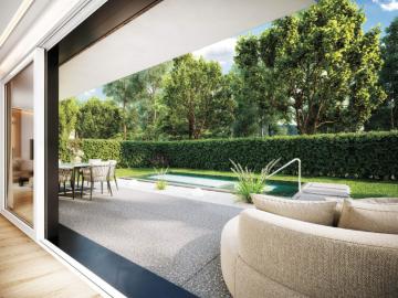 PREMIUMLAGE Leopoldskron: Stilvolle 4 Zi Gartenwohnung mit optionalem Pool