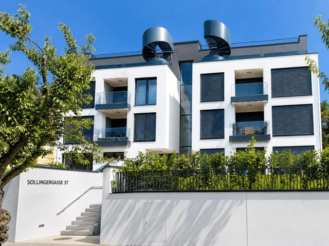 DAS SOLLINGER Premiumwohnung mit raumhoher Glasfassade in bester Lage Döblings