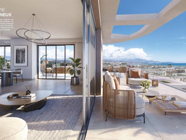 Près d'ANTIBES appartements neufs proche plages de sable 64m² Villeneuve Loubet