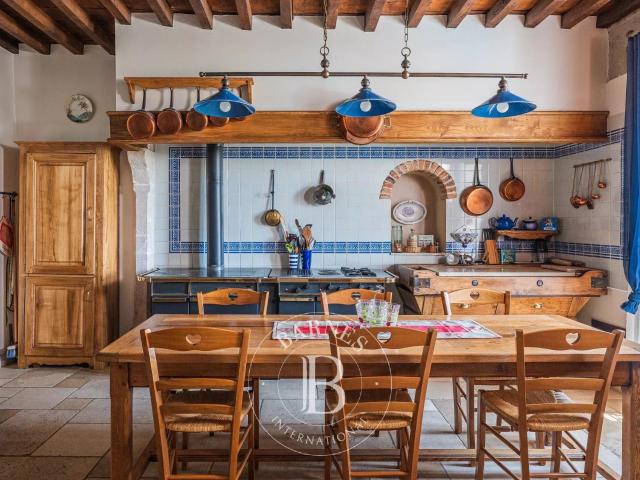 Presbytère restauré du 17ème siècle piscine vue panorami. 330m² La Côte Saint André