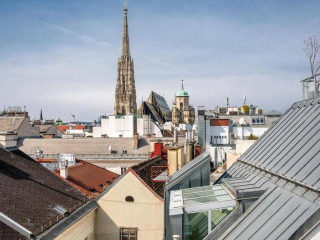 PRESTIGE TOWNHOUSE ca. 347m² & 170m² TERRASSE MIT BLICK AUF STEPHANSDOM & STADT