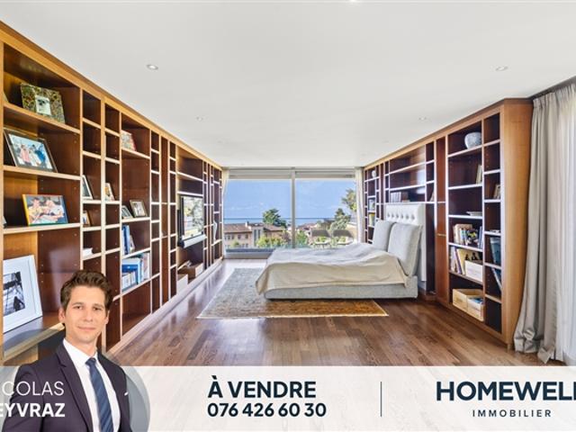 Prestige Wohnung in Montreux, Seeblick 360°