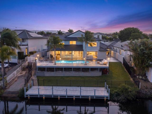 Prestigious East Facing Waterfront Residence with Wide Water Views