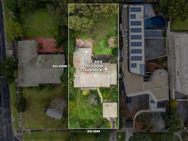Prestigious Elevated Landholding with Views in the Coveted Balwyn High School Zone