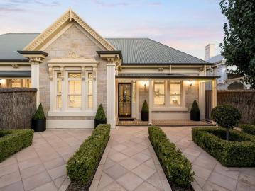 PRESTIGIOUS HIGH CLASS LIFESTYLE ON HUGHES Elegant Designer Reproduction Sandstone Villa Residence, Torrens Titled, 3 Car Garaging