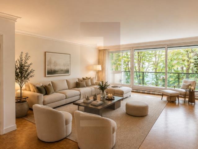 Prestigieux appartement traversant à Champel