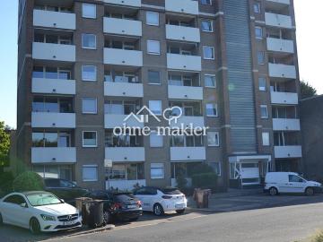 Fischeln, Krefeld - Balkon, Ausgestattete Küche