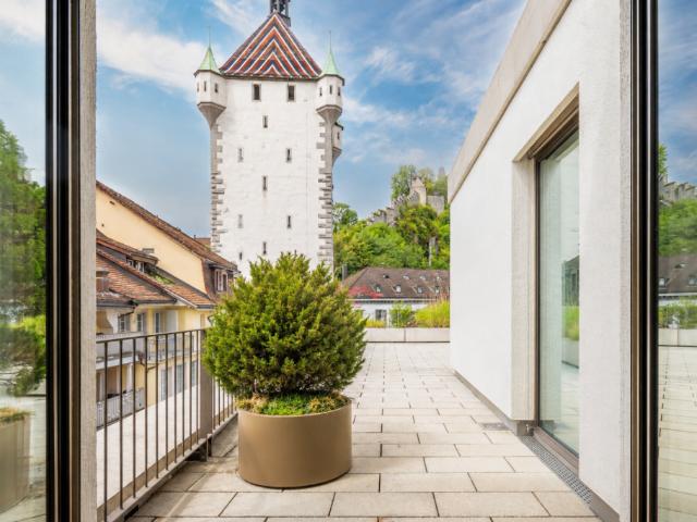 Private Oase über den Dächern von Baden