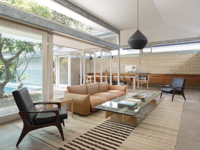 Private courtyard living expansive, calm, considered