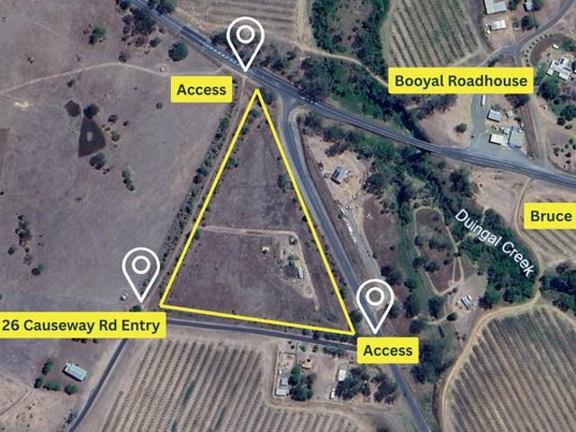Private Rural Holding with Bore, Power and Heavy Duty Hardstand Off Bruce Highway