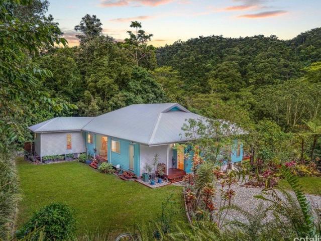 Private Rainforest Retreat on Over an Acre with Creek, Mountain Views & Dual Access