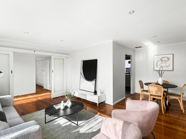 Private, renovated and north facing