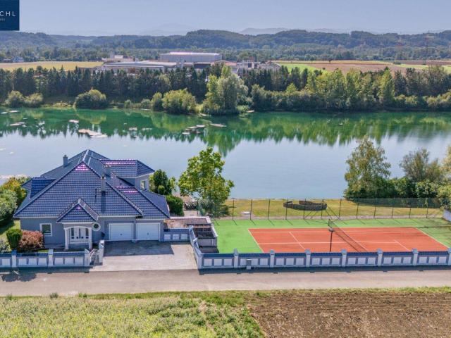 Private Seevilla mit Tennis & Wellness auf 6,2ha – Refugium bei Ybbs an der Donau
