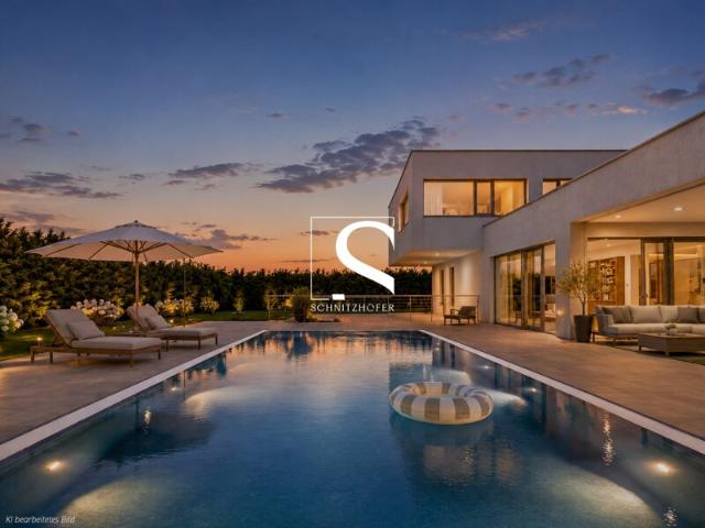 PRIVATE SPA. VILLA. GRÖSSE. | Moderne Villa auf großem Grundstück, maximale Privatsphäre und Edelstahlpool | Ried im Innkreis