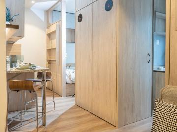 Private two bedroom apartment in university residence, Girona Amsterdam Apartments for Rent