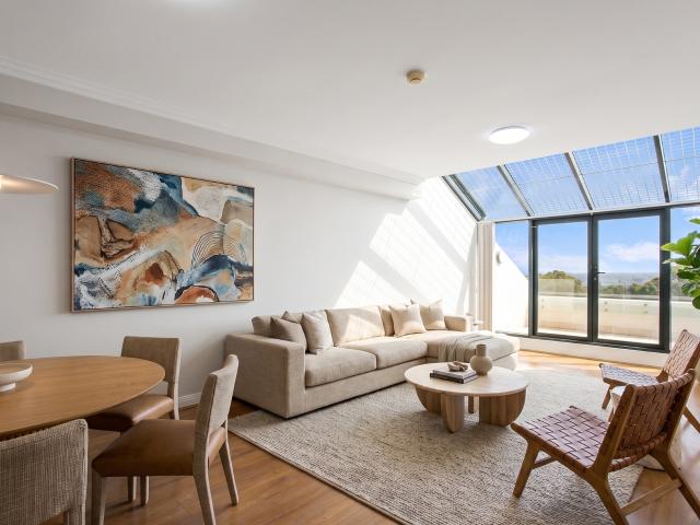Private terrace, leafy outlook and metro convenience