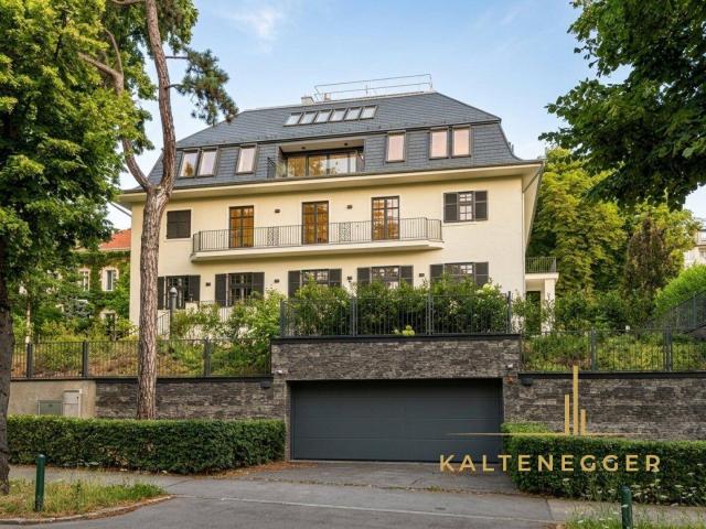 Private Villa Residence in Pötzleinsdorf – historische Eleganz, parkähnlicher Garten & Pool für bis zu drei Wohneinheiten