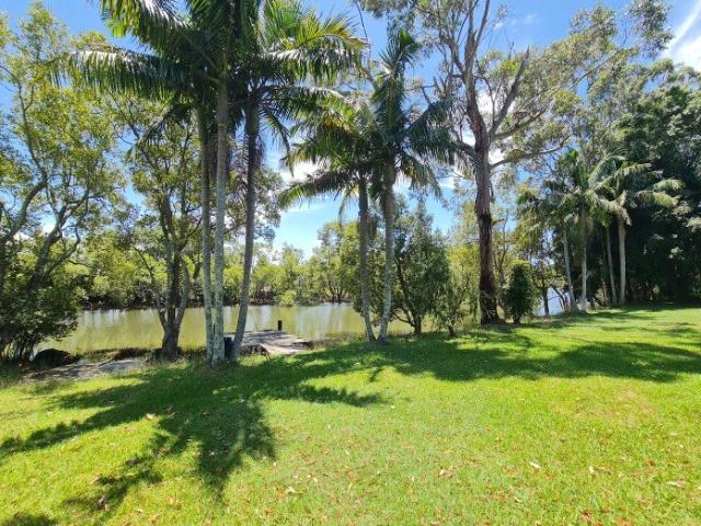 Private Waterfront Acreage.