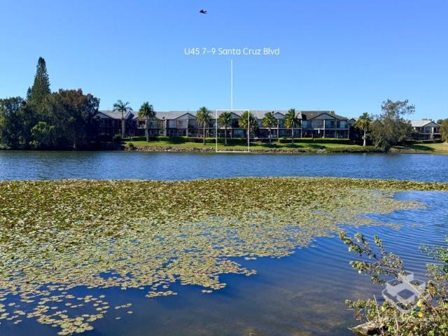 Private Waterfront Living with Beautiful Water Views in a Secure Resort Style Estate