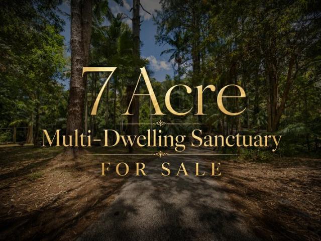 Rare 7 Acre Byron Hinterland Sanctuary with Multiple Dwellings
