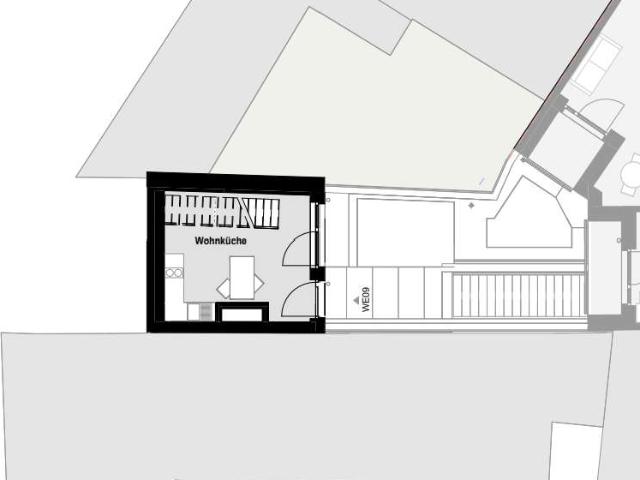 Privates Garten Stadthaus an der Alten Bastei | 2 geschossig mit Terrasse, ohne Möbel!