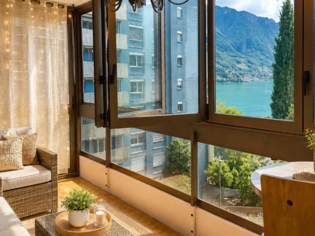 Privilegierte Lage: 2.5 Zimmer Wohnung im Herzen von Montreux, nur wenige Schritte vom See entfernt