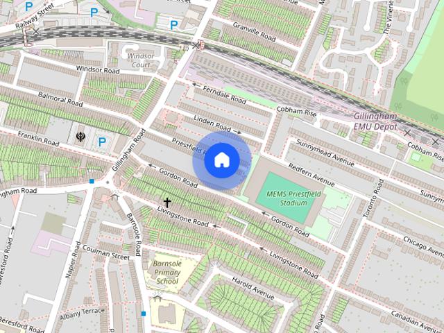 Priestfield Road, Gillingham, Kent, ME7