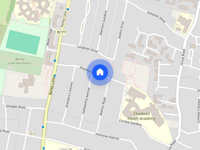 Priestley Gardens, Romford, Essex, RM6