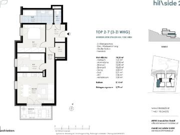 Prima 3 Zimmer Balkonwohnung zu verkaufen!