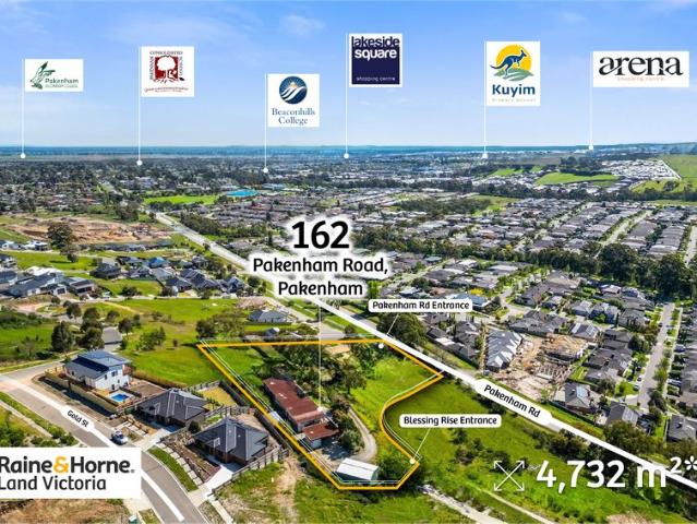 PRIME 4,732 M² GRZ DEVELOPMENT SITE CHILDCARE / TOWNHOUSES / MEDICAL STCA ON PAKENHAM ROAD!
