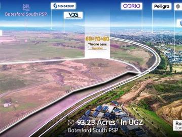 Prime 93.23 Acre Residential Development Opportunity within Batesford South PSP!