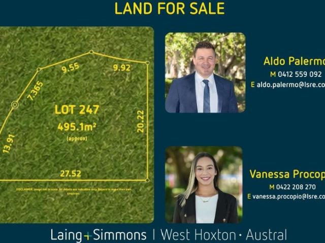 Prime Corner Block in Austral Rare Growth Opportunity