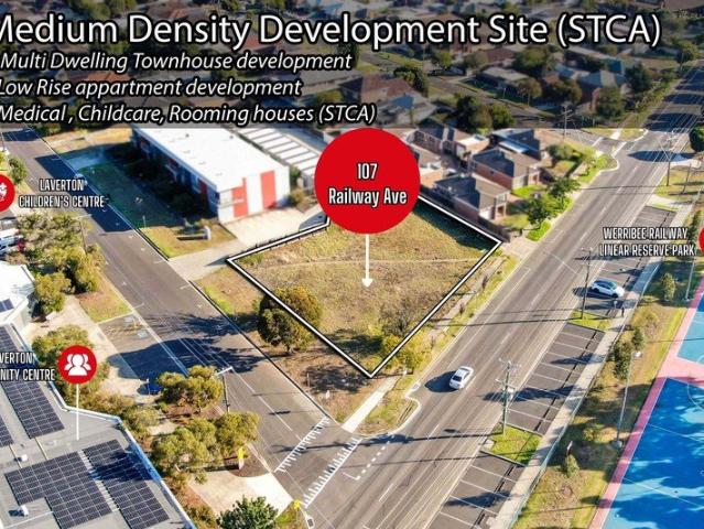 Prime Corner Development Site Steps to Laverton Station