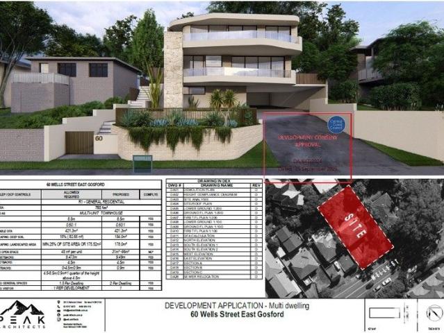 Prime DA Approved Three Townhouses Opportunity or Ideal First Home with Water Views