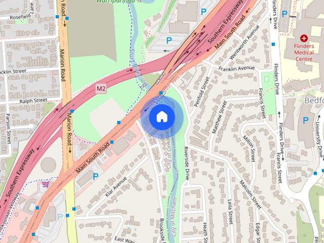 Prime Flinders University & Hospital Location