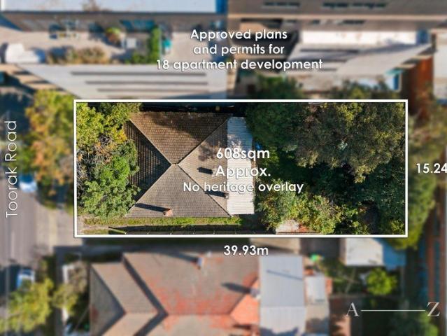Prime Hawthorn East development opportunity with approved Plans for 18 luxury apartments and 2 commericial lots