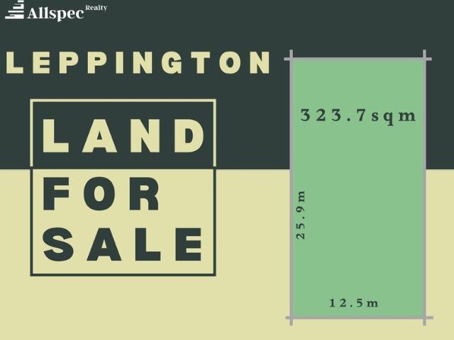 Prime Land Opportunity Leppington 12.5m Frontage Ready to build