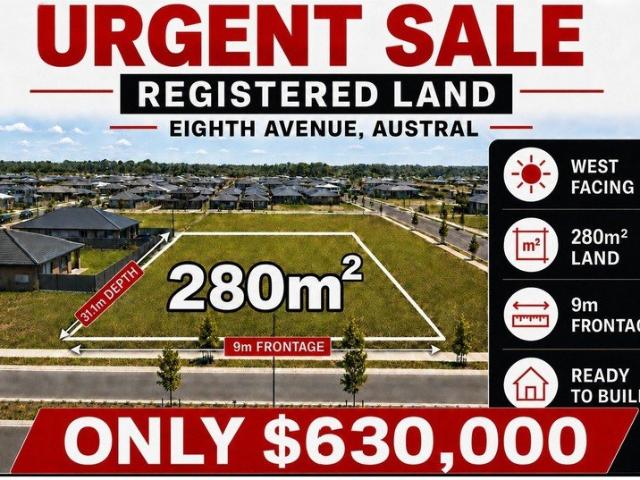 Prime Location 100m from Woolworths on Eighth Ave Austral