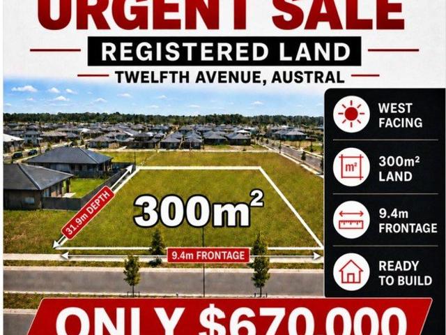 Prime Location on Twelfth Ave Austral.!
