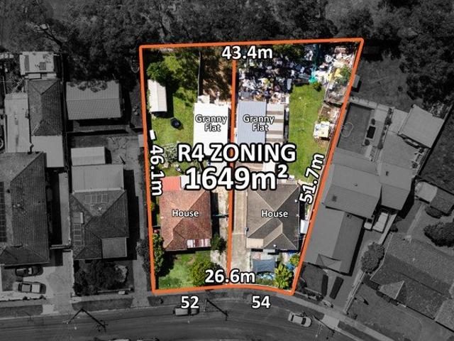 Prime R4 High Density development opportunity 1,656.7sqm with dual homes and four incomes