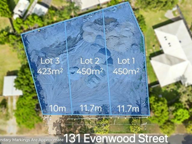 Prime Vacant Land CLOSE TO SUNNYBANK Lot 1 & 2 & 3 / 131 Evenwood Street, Coopers Plains