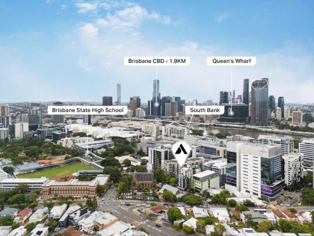 Prime South Brisbane Spacious Apartment Walk to Brisbane State High School