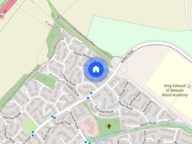 Prince Edward Drive, Rubery, Frankley, Birmingham, B45