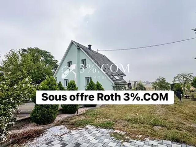 Printzheim 67490 Achat / Vente maison 5 pièces t5 jardin terrasse