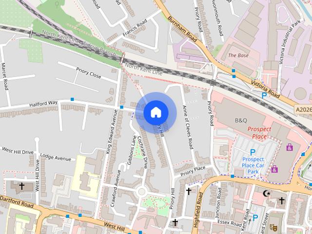 Priory Hill, Dartford, Kent, DA1