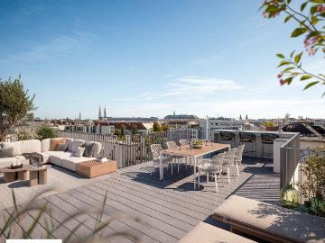 PRUNKSTÜCK: Dachwohnung der Extraklasse mit weitläufigen Terrassen