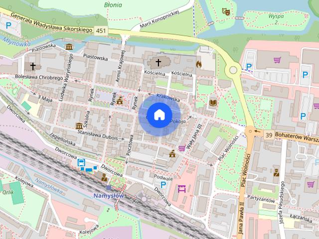 Przytulna kawalerka z oddzielną kuchnią w centrum Namysłowa