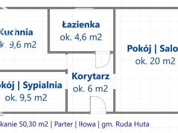 Przytulne 50,3 m2 z ogrodem, bezczynsz, po remoncie